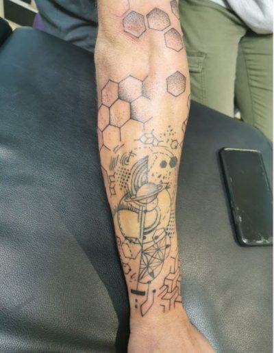 tatouage destructuré face tattoo my st fulgent 85