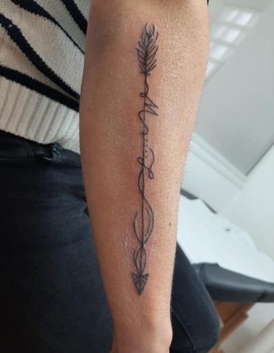 tatouage flèche tattoo my st fulgent 85