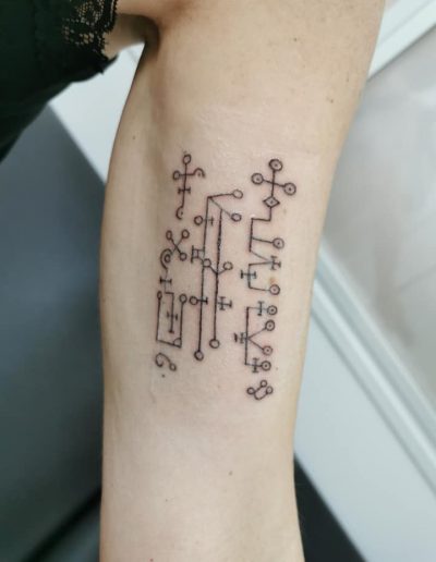 tatouage circuit imprimé tattoo my st fulgent 85