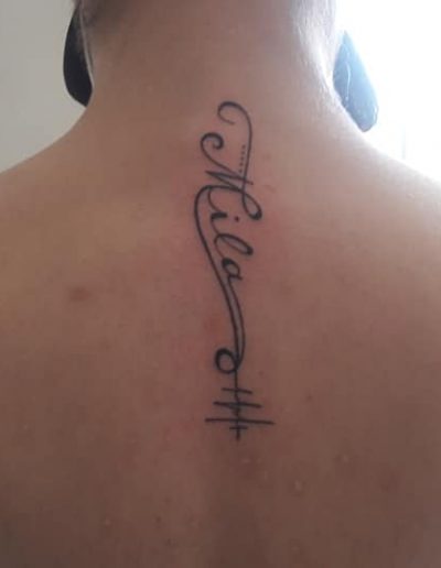 tatouage texte vertical tattoo my st fulgent 85