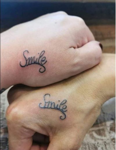 tattoo texte smile tattoo my st fulgent 85