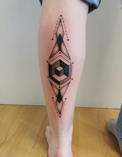 tatouage cube structure tattoo my st fulgent 85