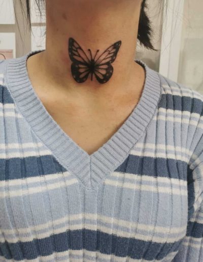 tatouage papillon cou tattoo my st fulgent 85
