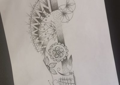 dessin dotwork crane mexicain tattoo my st fulgent 85